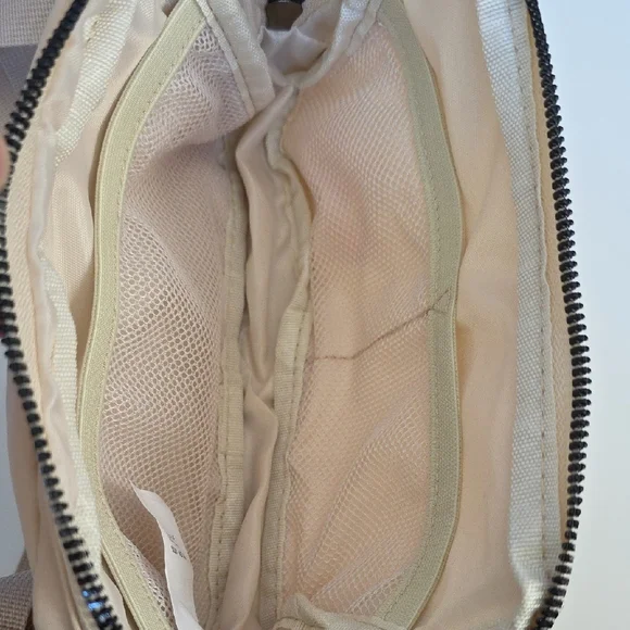 Belt Bag - Beige with Pink Crown - Picture 4 of 5